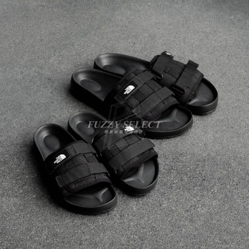 【逢甲 FUZZY】The North Face Slide TNF 北臉 魔鬼氈 可調整 拖鞋 黑 NS92Q04A