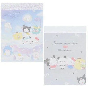 小禮堂 Sanrio 三麗鷗 x 麻糬熊貓 迷你便條本