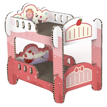 TINYPET 小芥 二胎計畫 貓抓板  56x47x11cm  56 x 47 x 11cm  女生宿舍  1個