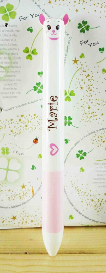 【震撼精品百貨】The Aristocats Marie 迪士尼瑪莉貓 2色筆-白愛心 震撼日式精品百貨