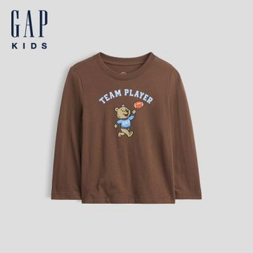 【GAP】babyGap圖案T恤-咖啡色(911554)