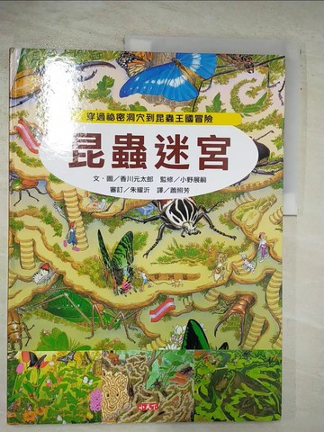 【書寶二手書T2／少年童書_DS2】昆蟲迷宮-穿過祕密洞穴到昆蟲王國冒險_香川元太郎