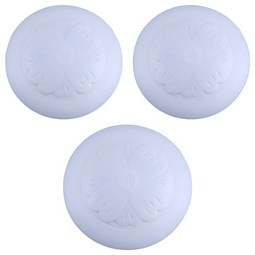 花型水槽過濾塞 Set 3 白色 TPR橡膠材質 尺寸6.2x6.2x2  1組