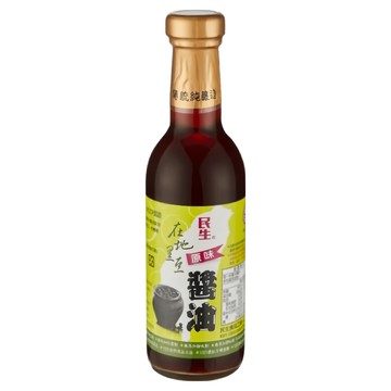 民生 在地黑豆原味醬油  1瓶  300ml