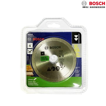 BOSCH博世 4英寸 105mm 標準連續邊鑽石鋸片 1.6mm DB443S 磁磚 水泥 石材 鑽石切片 2610044252