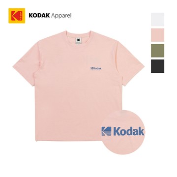 【KODAK Apparel】柯達 Sorona 短袖T恤 4色(黑 綠 粉 白) KB602016