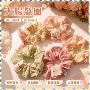 💰超值好貨⏰限時搶購大腸髮圈夏日新款組閤可愛少女ins韓國頭繩簡約百搭皮筋公主 1SCF