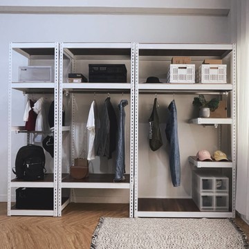 開放式衣架｜雪皓白｜A組合款