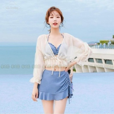 水着3点セット レディース ラッシュガード 体型カバー お揃え ペアビーチ 可愛い水着 オシャレ 代 30代 40代 みずぎ 通販 Lineポイント最大get Lineショッピング