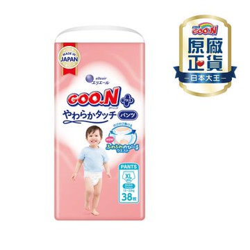 大王GOO.N紙尿布 境內版柔觸肌-褲型XL(38片x3串)