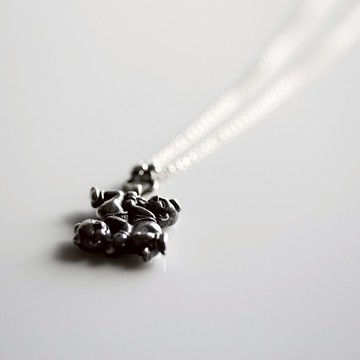 風華系列 迎吉祥【人生四喜】925純銀飾品項鍊 中國風/手工銀飾