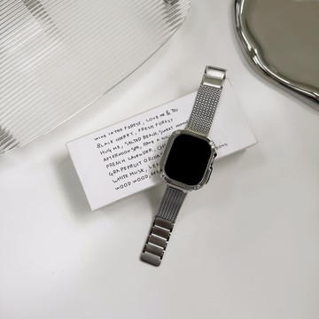 編織磁吸式 Apple Watch 不鏽鋼錶帶