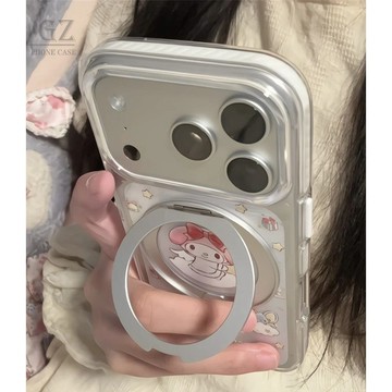 布丁狗美樂蒂360旋轉支架 適用iPhone 17 16 15 14 Pro Max i15 i16 17Pro 手機殼
