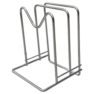 FREIZ 和平 不鏽鋼雙面砧板收納架/鍋蓋收納架  1個