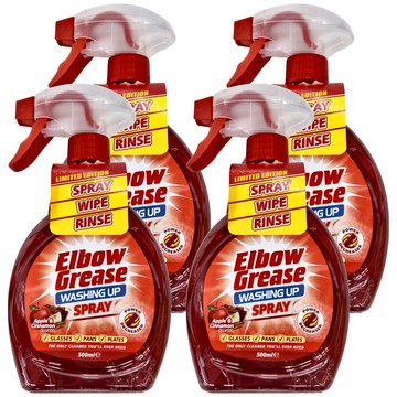 Elbow Grease 英潔利 蘋果肉桂噴霧洗碗精 500ml  1組