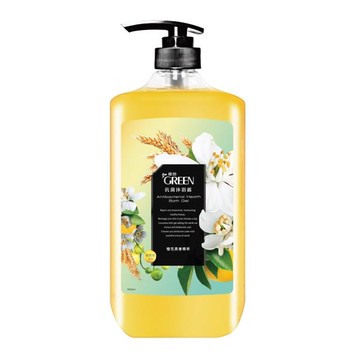 綠的抗菌沐浴露1000ml-橙花燕麥