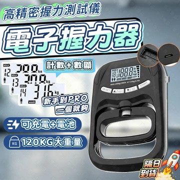 🔥隔日到貨 電子數顯🔥電子握力器 握力器 計數握力器 握力訓練 測力計 計數握力器 腕力器