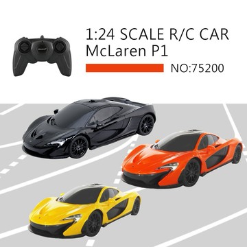【瑪琍歐玩具】2.4G 1:24 McLaren P1 遙控車/75200 (黑、黃、橘)
