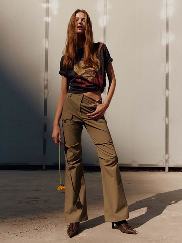 Light Cargo Flare Pants (VW5ML475)