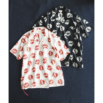 AirRoom 正品現貨 2025SS BEAMS JAPAN 鶴亀 OPEN COLLAR SHIRT 短袖 襯衫