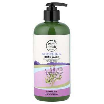 Petal Fresh, 舒緩沐浴露，薰衣花草味，16 盎司（475 毫升）