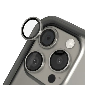 iPhone 15 Pro Max 9H 鏡頭玻璃保護貼 原鈦色