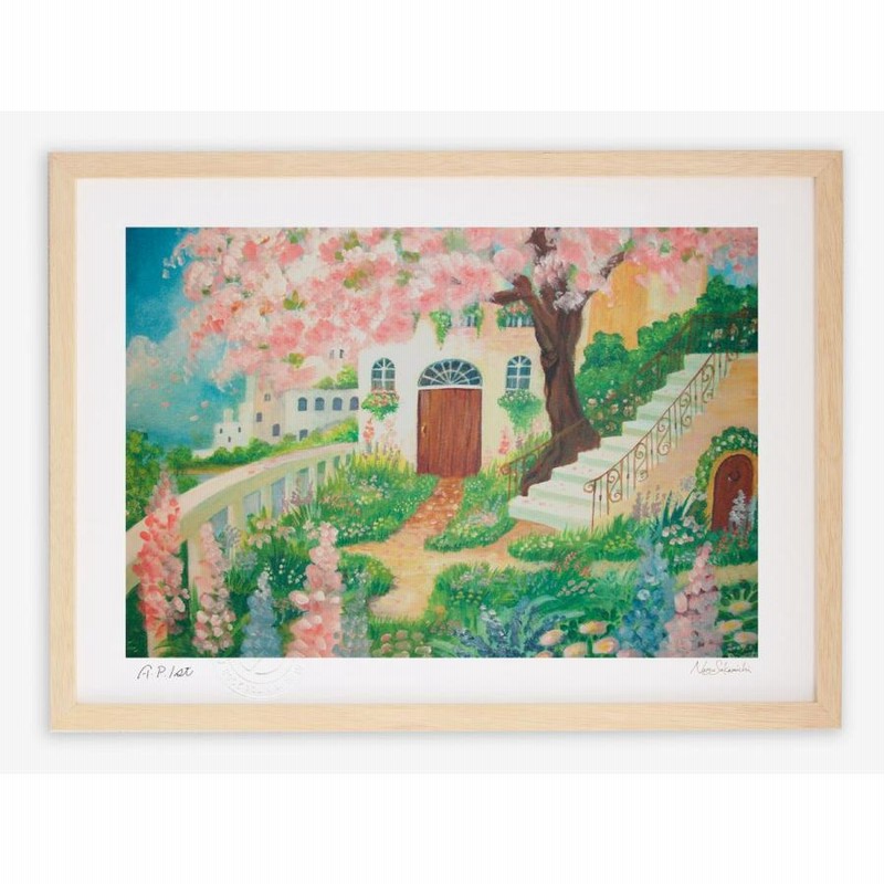 油絵 絵画 アートパネル【flower garden】 油絵 絵画 アートパネル【flower garden】