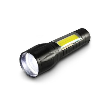 (2入組)GREENON XPE+COB多功能手電筒(GU05) LED三檔燈光 大廣角燈頭 USB充電 (app特