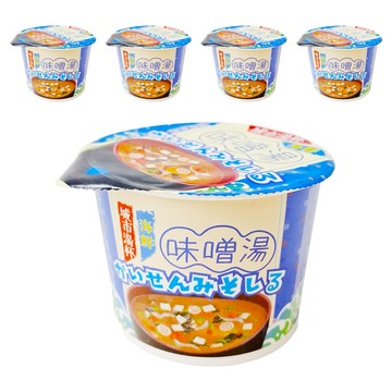 CITYSOUP 城市湯杯 海鮮味噌湯 即沖即食  21.3g  5入