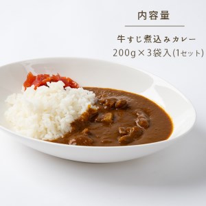 手作り 牛すじ煮込みカレー (冷凍)