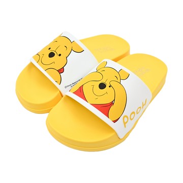 BORUI 柏睿鞋業 Disney 迪士尼 趣味造型拖鞋  190mm  小熊維尼 黃色