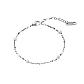 [韓國] [鋼飾] 珍珠光感手鍊 / 2色 / Pearl Light Bracelet