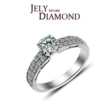 【JELY】相信0.30克拉-H&A八心八箭美鑽戒