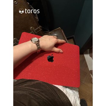 bling2025款適用M4Air透明蘋果筆記本殼macbookair保護殼13macbookpro保護套m3電腦殼M2M1外殼14寸16軟15超薄