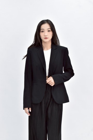 (S) zara 西裝長袖黑色外套