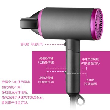 批發亞馬遜家用電器旅行電吹風負離子錘子折疊吹風筒吹風機【北歐家居生活】
