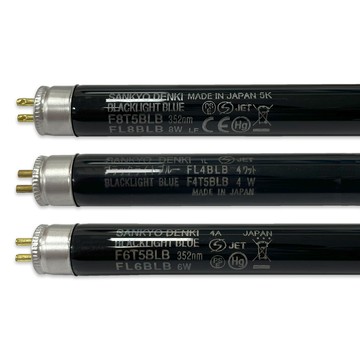 sankyo 【2入】日本/三共 DENKI F4T5BLB TUV UVA 4W T5 驗鈔 固化 螢光劑檢測 夜光舞台照明 燈管_SA040006