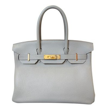 HERMES BIRKIN 30CM 海鷗灰 金釦 TOGO皮 X刻