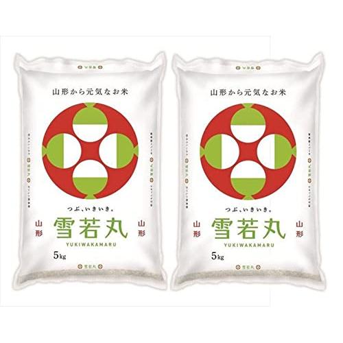 山形県産 雪若丸 白米 特A 1等米 令和5年度産 (無洗米5kg×2)