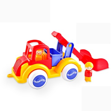 瑞典 Viking toys Jumbo怪手挖土車(含2隻人偶)-28cm 81252