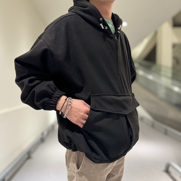 【AMERO】男裝 女裝 長袖刷毛連帽Ｔ恤 拼珊瑚絨內裡 大口袋設計