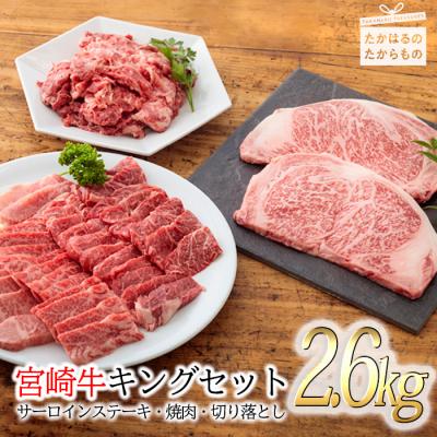 ふるさと納税 高原町  宮崎牛キングセット(2.6kg) 　特産品番号287