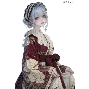 【9 月新品】07-143-0024 人物貼紙 幻想復古浪漫喫茶
