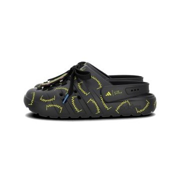 Adidas Adilette Clog Simpson 男鞋 女鞋 黑黃色 辛普森 洞洞鞋 涼鞋 拖鞋 JS4910