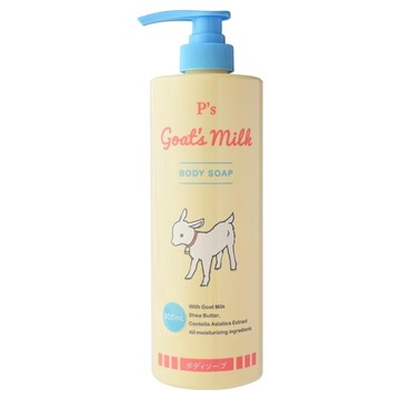 P's 羊奶沐浴露 800ml 溫和保濕 全家適用 告別乾燥 敏感肌適用  1瓶