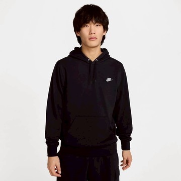 NIKE AS M NK CLUB FT PO HOODIE 男連帽長袖上衣 帽T 黑-FN3867010