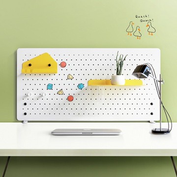 桌面可立夾洞洞板 小紅書同款 辦公室桌面書桌收納隔斷 桌上收納 洞洞板置物架 BGjx