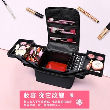 Sinmelon漁具收納包 專業化妝箱包 手提收納包 大容量 多層工具箱 化妝品收納包