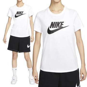 Nike AS W NSW CLUB SS TEE ICN FTRA 女 白色 印花 運動 短袖 DX7907-100