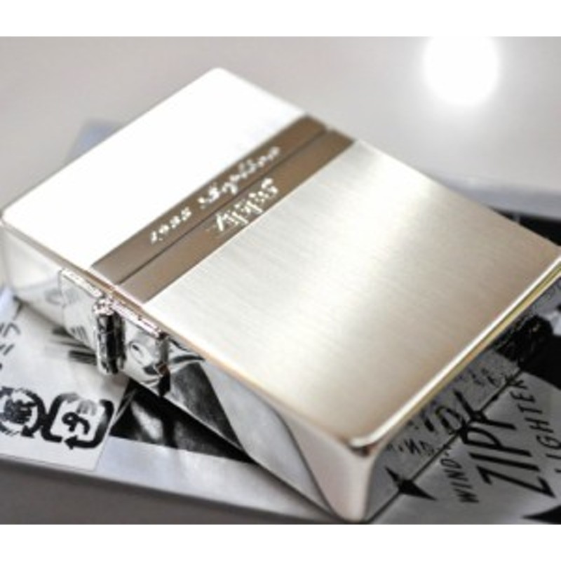 ZIPPO】1935復刻レプリカ◇高級ミラーライン シルバーサテン◇人気 ジッポー 銀 サテン地 鏡面 シンプル ライター かっこいい プレゼン |  LINEショッピング